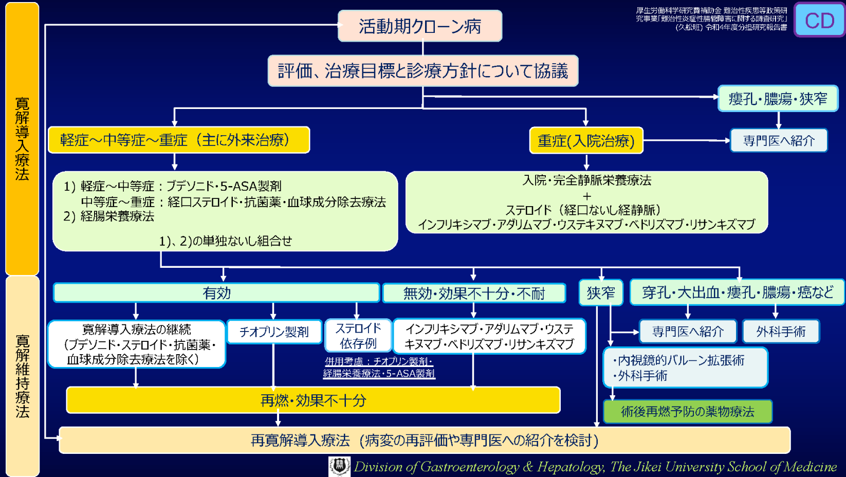 クローン病の病態と治療のポイント