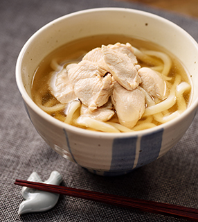 鶏塩煮込みうどん