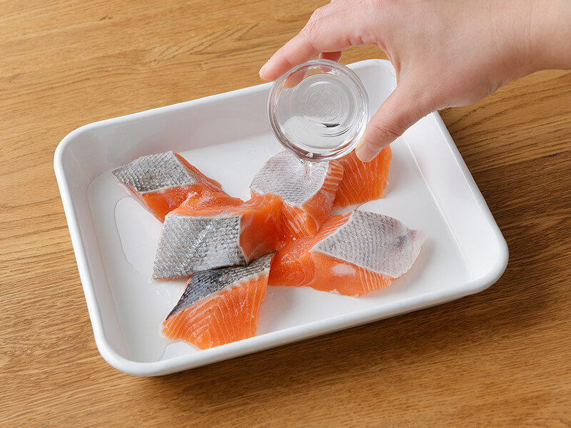 おなかにやさしいレシピ:鮭の薬味まみれ